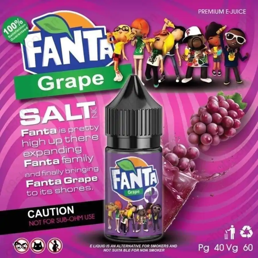 fanta salt nic35 grape