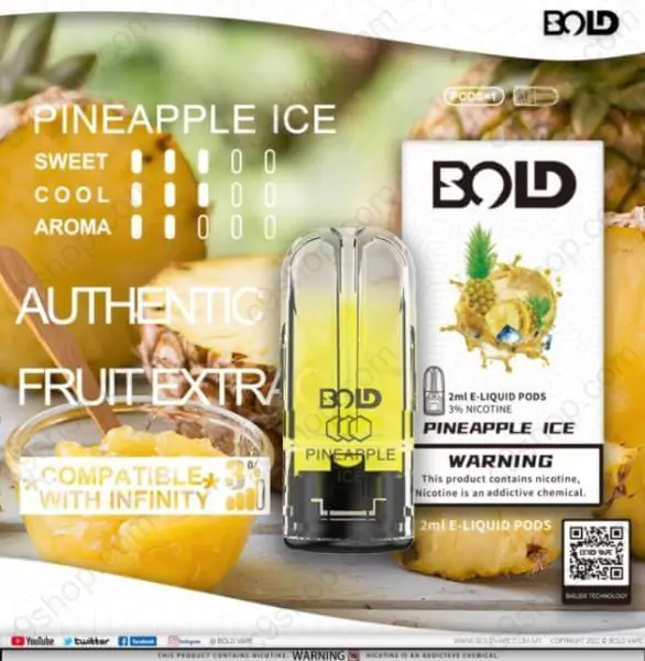 bold infinite pineapple ice