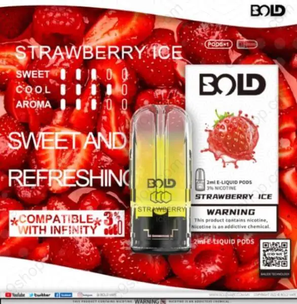 bold infinite strawberry ice