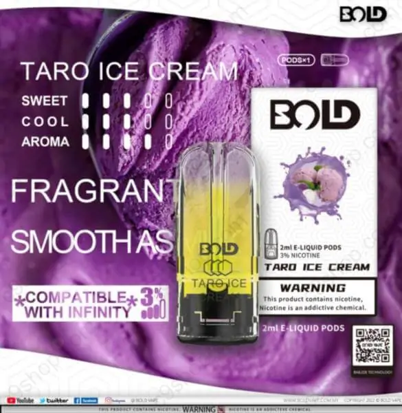 bold infinite taro ice cream