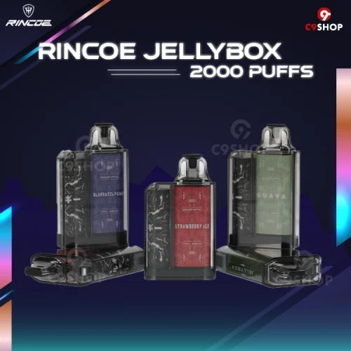 rincoe jellybox disposable device and cartridge 2000 puff