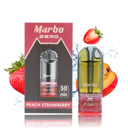 marbo zero nic50 peach strawberry